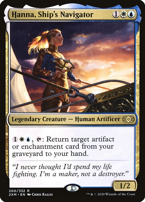 Hanna, Ship's Navigator card art