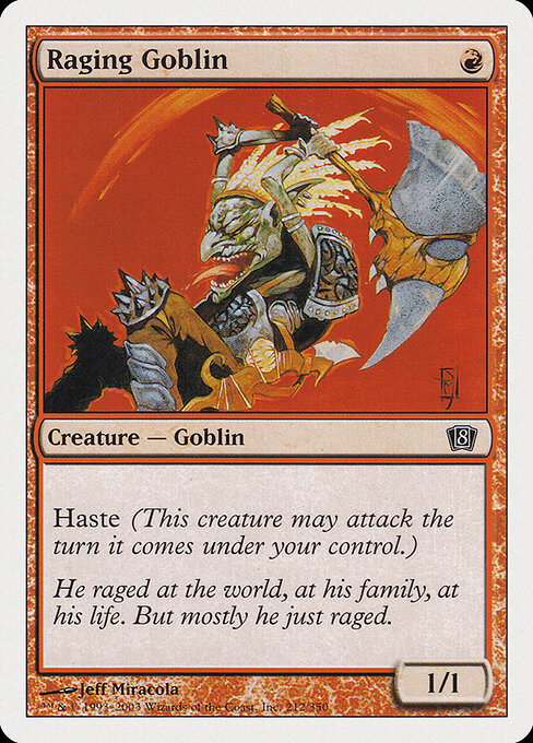 Raging Goblin card art