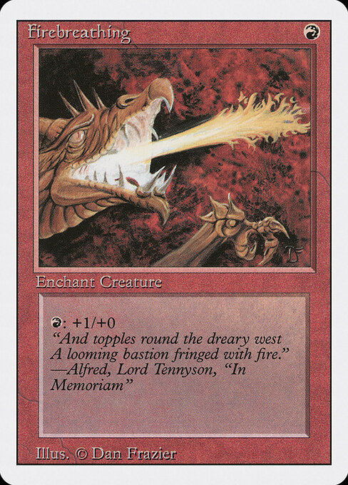 Firebreathing card art