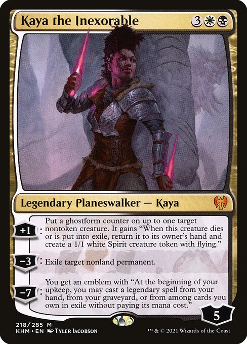 Kaya the Inexorable card art