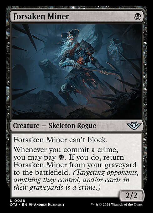 Forsaken Miner card art