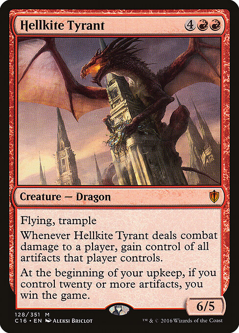 Hellkite Tyrant card art