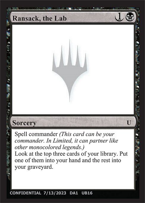 Ransack, the Lab card art