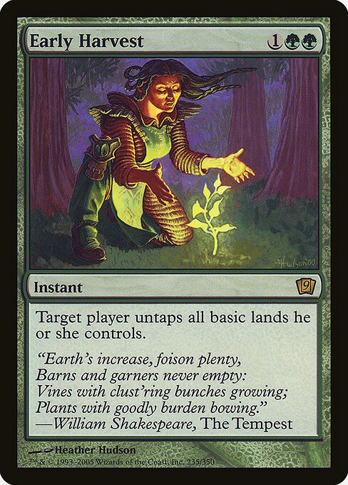 Early Harvest card art