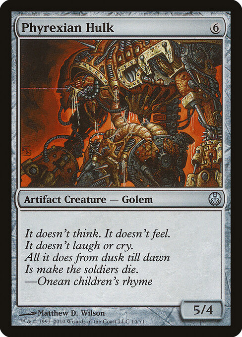 Phyrexian Hulk card art