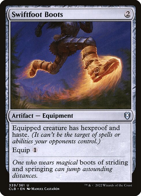 Swiftfoot Boots card art