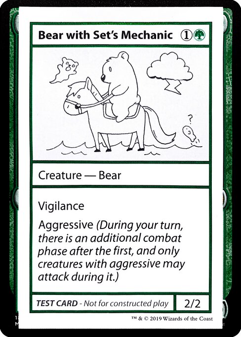 Bear with Set's Mechanic card art
