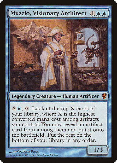 Muzzio, Visionary Architect card art