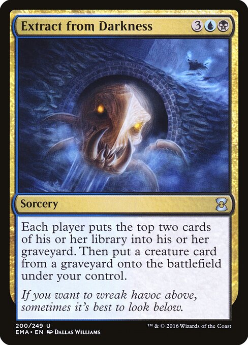 Extract from Darkness card art