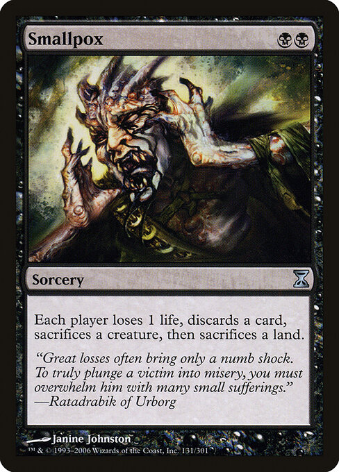 Smallpox card art