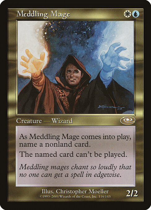 Meddling Mage card art