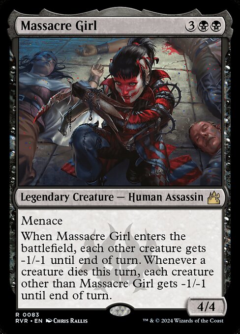 Massacre Girl card art