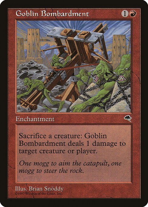 Goblin Bombardment card art