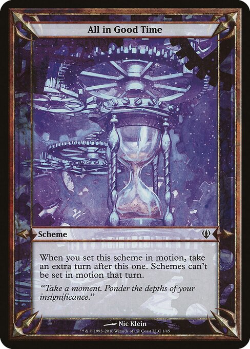 All in Good Time (Archenemy) card art