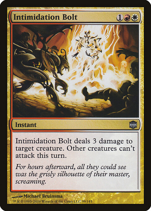Intimidation Bolt card art