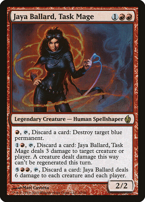 Jaya Ballard, Task Mage card art
