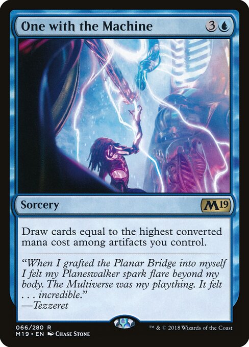 One with the Machine card art