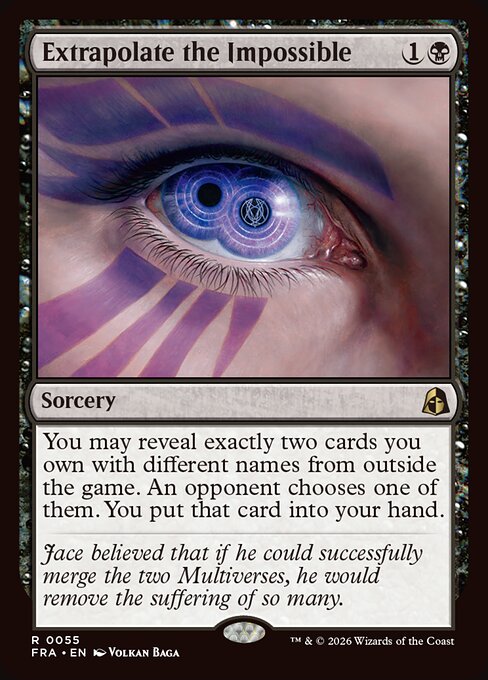 Extrapolate the Impossible card art