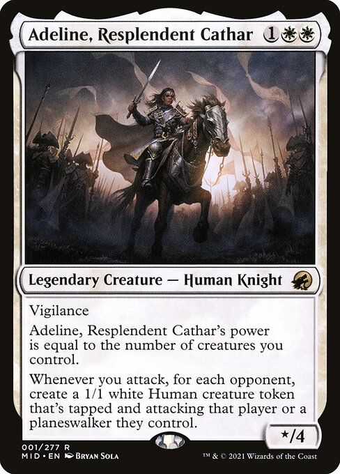 Adeline, Resplendent Cathar card art