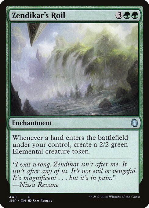 Zendikar's Roil card art
