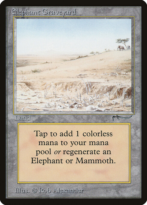 Elephant Graveyard card art