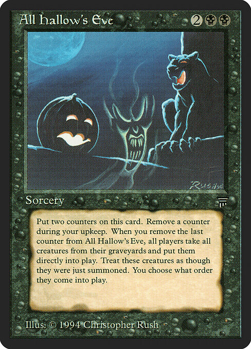All Hallow's Eve card art