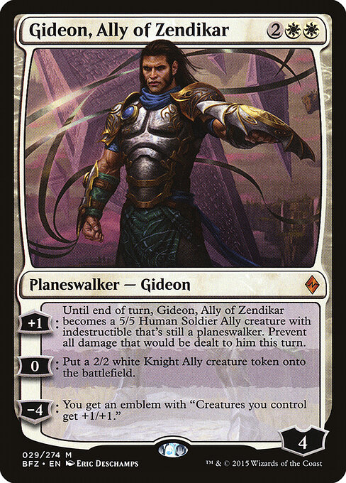 Gideon, Ally of Zendikar card art