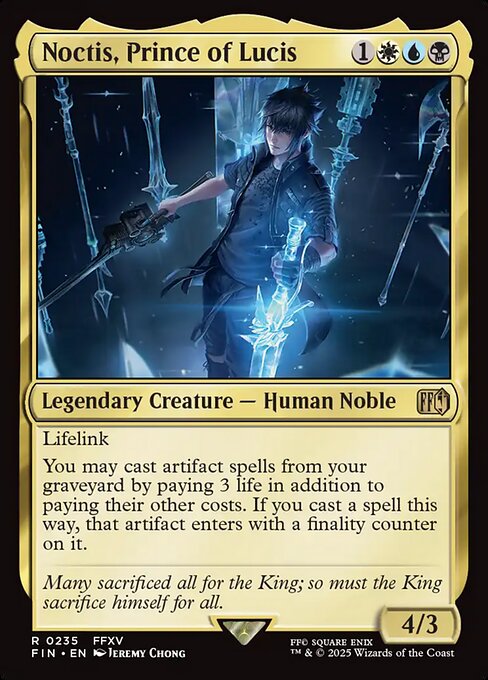 Noctis, Prince of Lucis card art