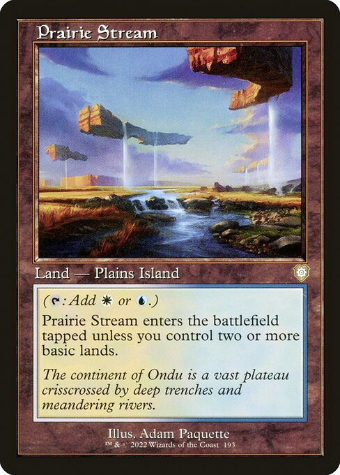 Prairie Stream card art