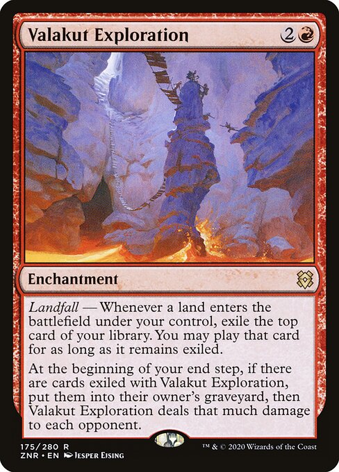 Valakut Exploration card art