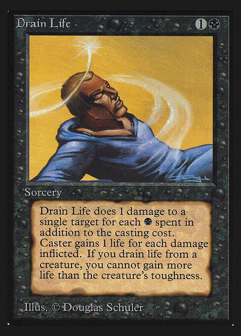 Drain Life card art