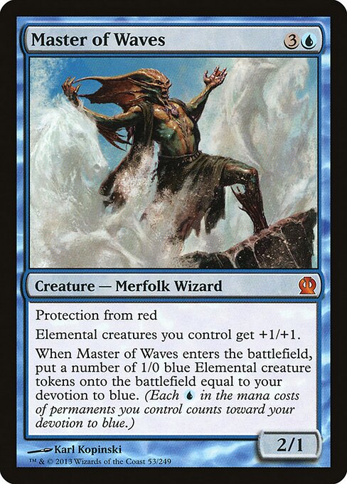 Master of Waves card art