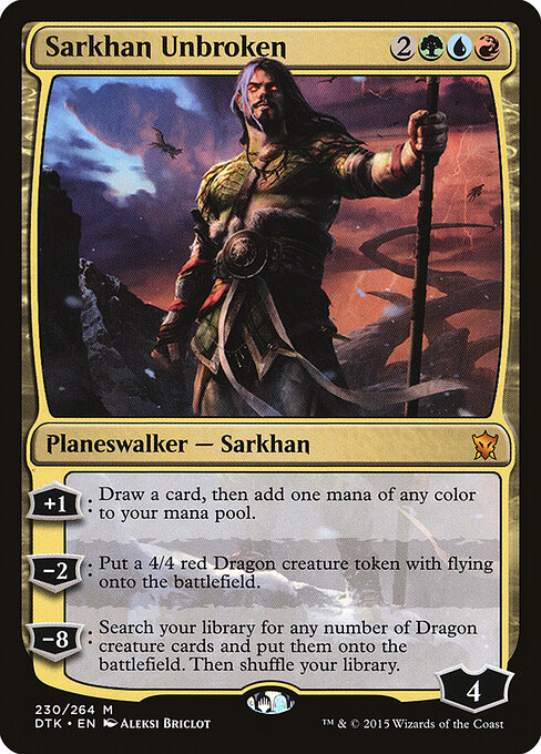Sarkhan Unbroken card art