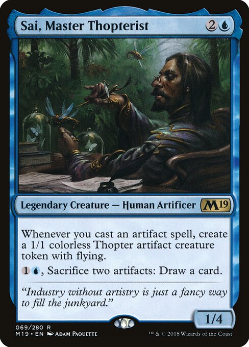 Sai, Master Thopterist card art