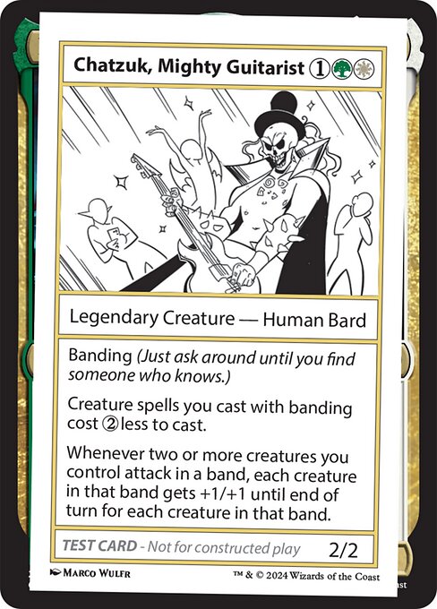 Chatzuk, Mighty Guitarist card art