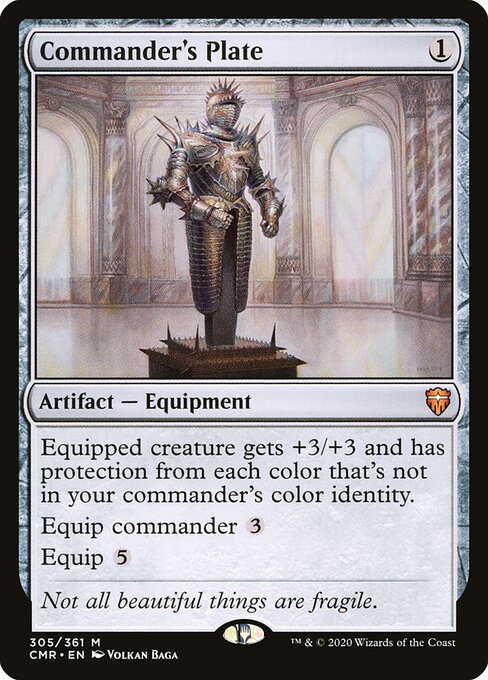 Commander's Plate card art