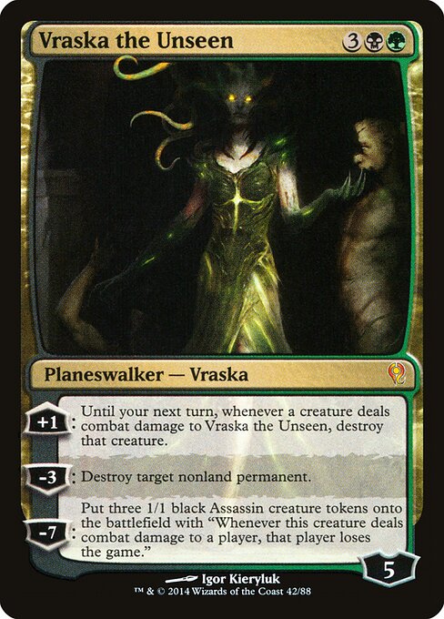 Vraska the Unseen card art