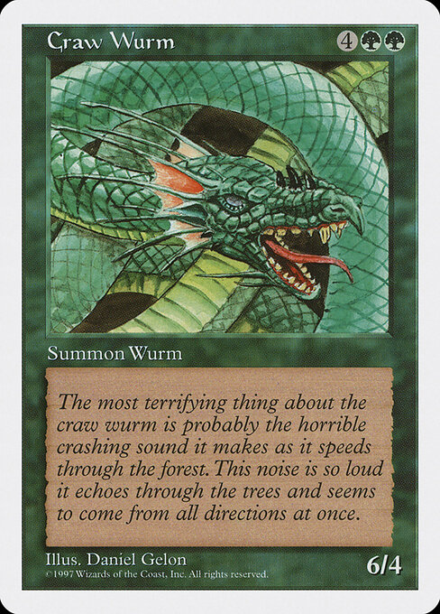 Craw Wurm card art