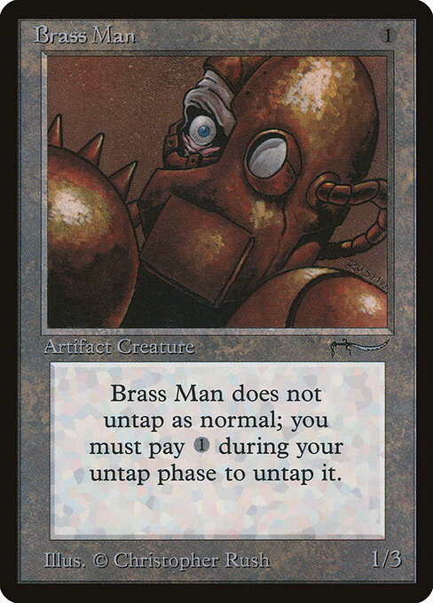 Brass Man card art