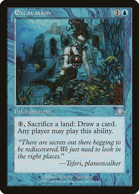 Excavation card art