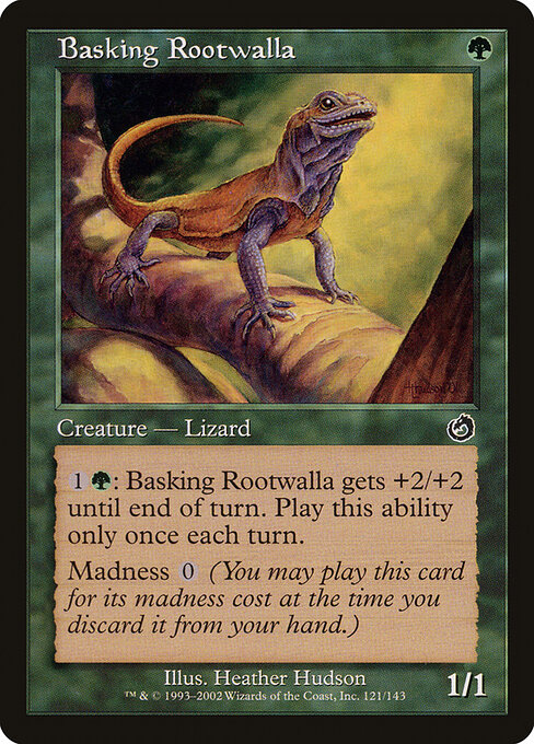 Basking Rootwalla card art