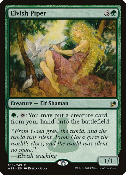 Elvish Piper card art