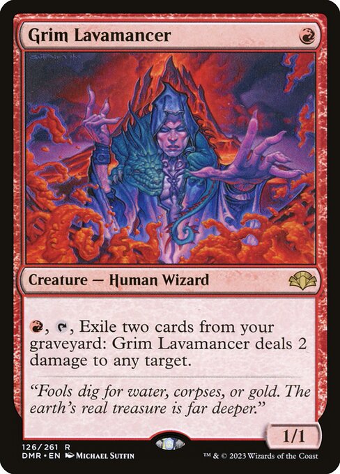 Grim Lavamancer card art