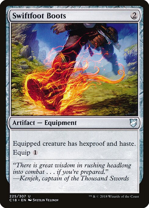 Swiftfoot Boots card art