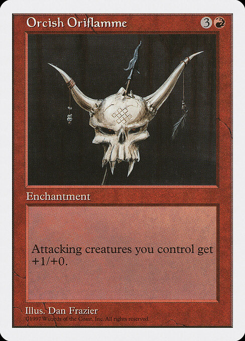 Orcish Oriflamme card art