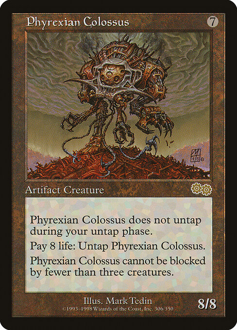 Phyrexian Colossus card art