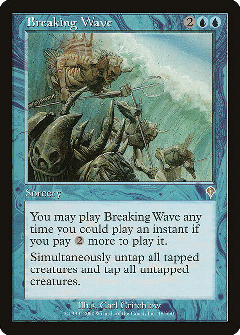 Breaking Wave card art