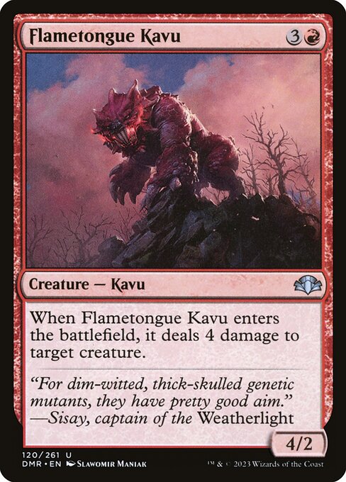 Flametongue Kavu card art
