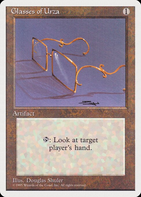 Glasses of Urza card art