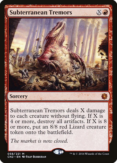 Subterranean Tremors card art